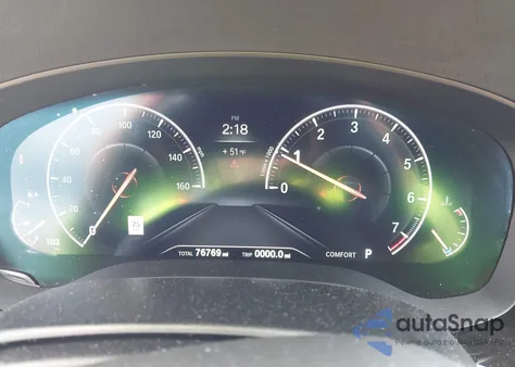 2019 BMW 540I xDrive from USA, damaged, VIN WBAJE7C55KWW42961